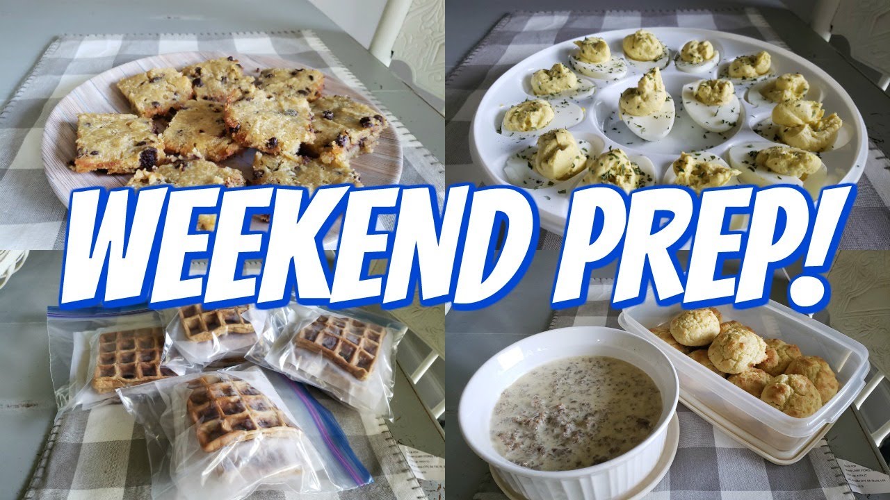 WEEKEND PREP PREPAREDNESS! COOK WITH ME & CHILL!