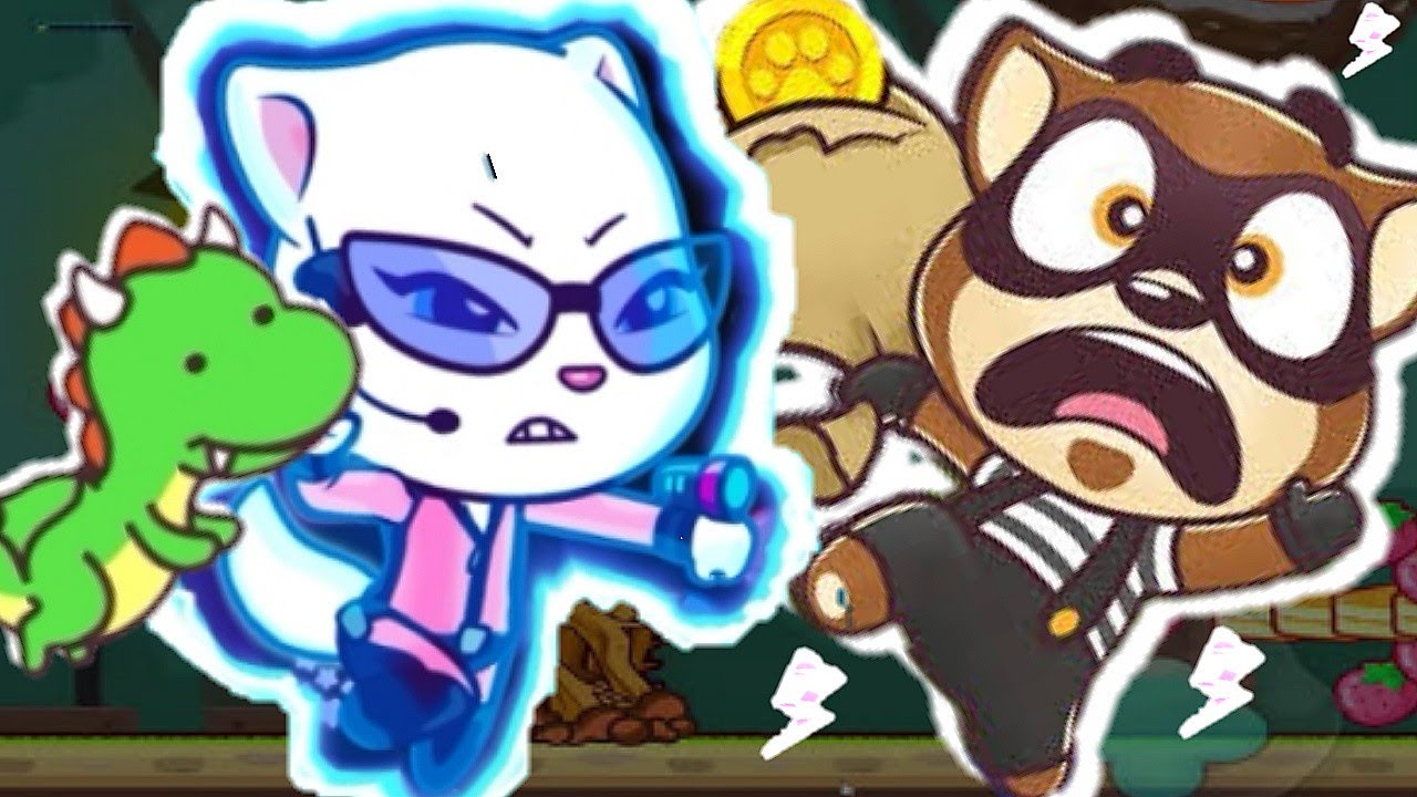 Talking Tom Candy Run Agent Angela & Dragon Pat Unlocked vs Roy Raccoon Gameplay