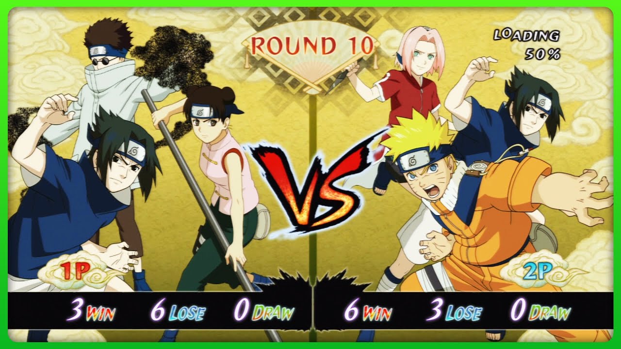 Naruto: Ultimate Ninja Storm (PS3) - Versus Mode (Multiplayer) - Gameplay