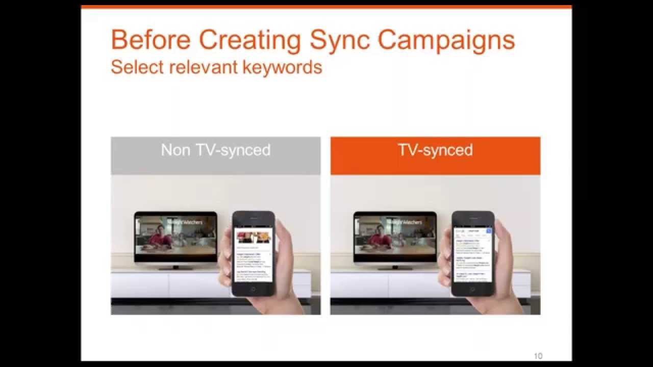 SearchSync Training: How to sync TV & SEA campaigns