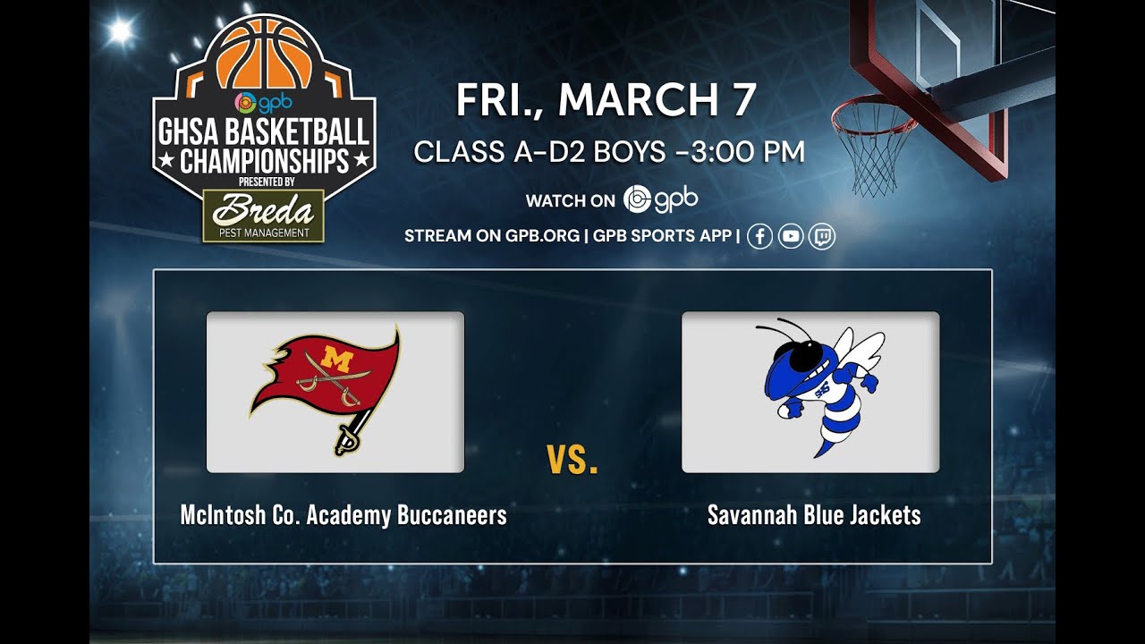 McIntosh County Academy vs. Savannah I A-D2 Boys Basketball Championship - Full Game