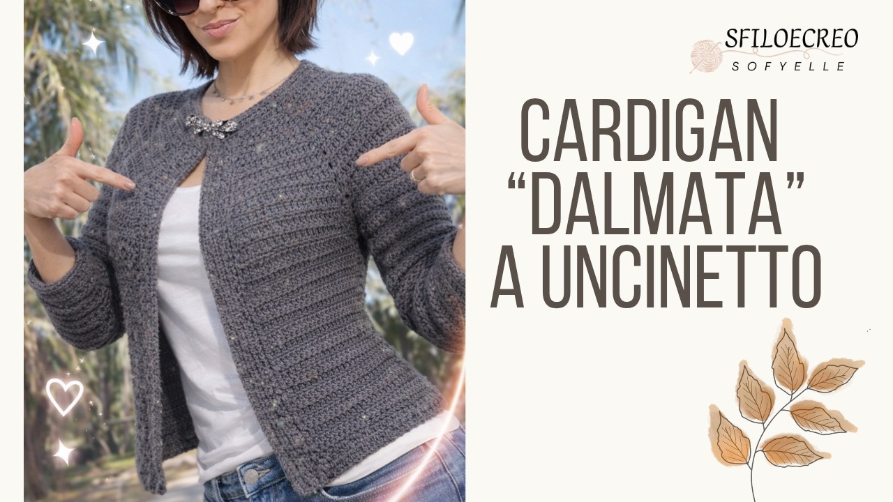 Giacca Dalmata a uncinetto