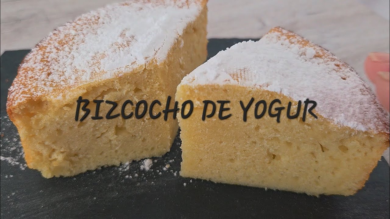 Bizcocho de yogur esponjoso | Receta fácil y rápida