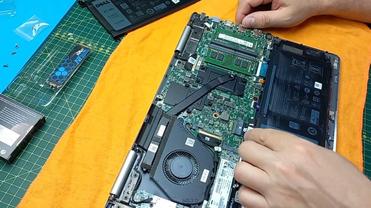 Dell Inspiron 7580 trocando SSD Sata por SSD NVME