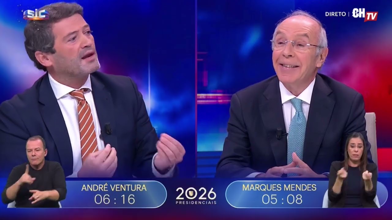 Eu sou o candidato dos portugueses e Marques Mendes o das elites que nos roubam há anos