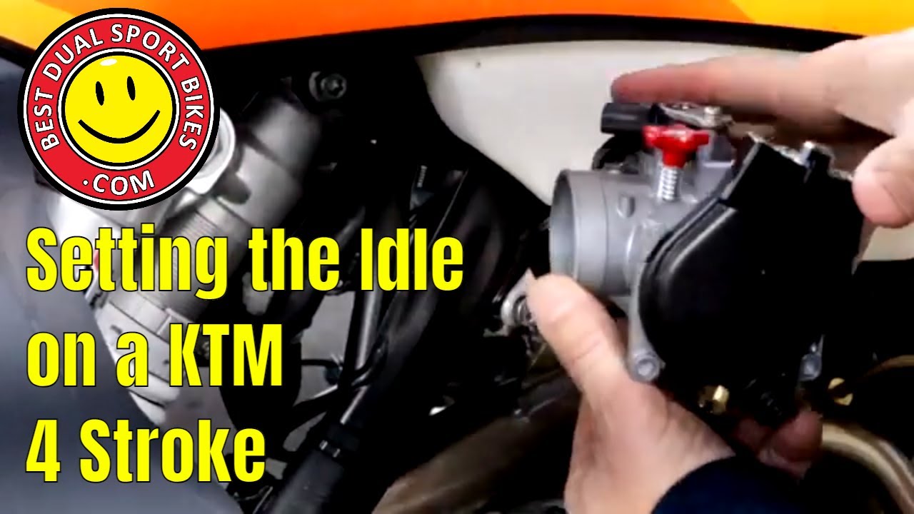 Настройка холостого хода на 4-тактном KTM | Решаем проблемы с холостым ходом, прислушиваясь к звуку