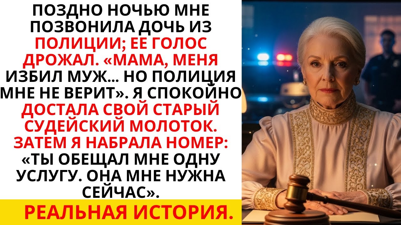 Поздно ночью позвонила дочь, ее голос был сломлен. Она сказала: «Это муж… они верят ему, а не мне»75