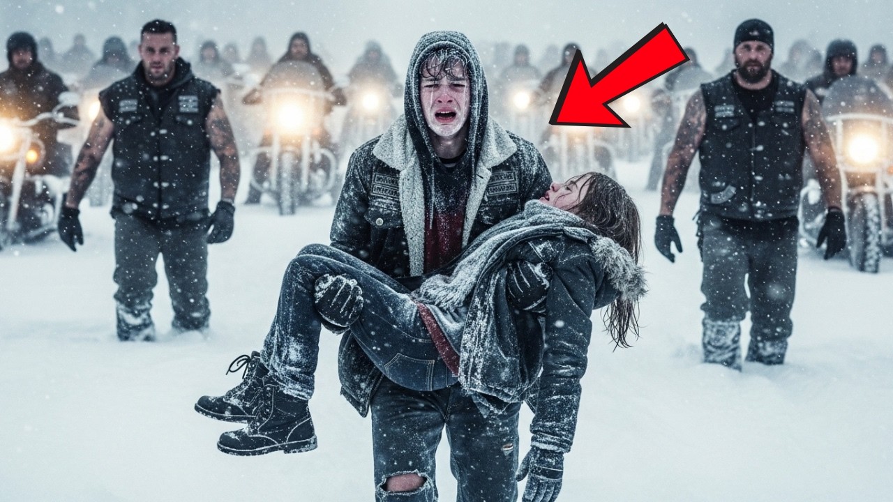 A Homeless Boy Carried Her 13 Miles in a Blizzard &mdash; The Hells Angels Repaid Him