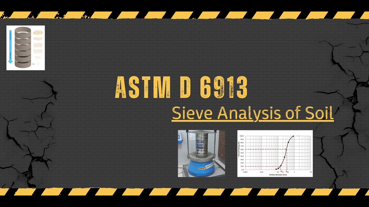Sieve Analysis (Grain Size Analysis of Soil) |Particle Size Distribution as ASTM D6913