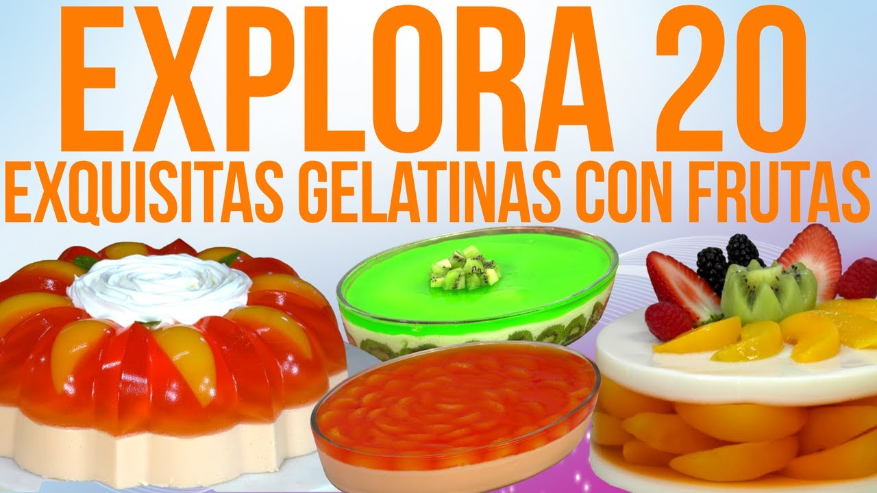 TOP 20 MEJORES Gelatinas con Frutas del Mundo que DEBES Probar