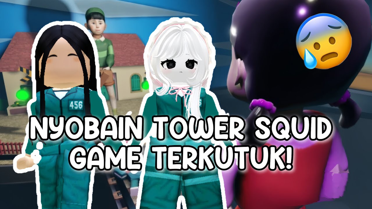 AKU DAN ICA MAIN TOWER SQUID GAME TERKUTUK 🤸🏻‍♀😱!!! || ROBLOX INDONESIA 🇮🇩