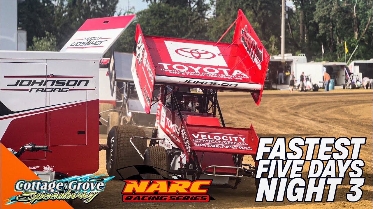410 Sprint Cars Cottage Grove Speedway : Night 3 Of Fastest 5 Days