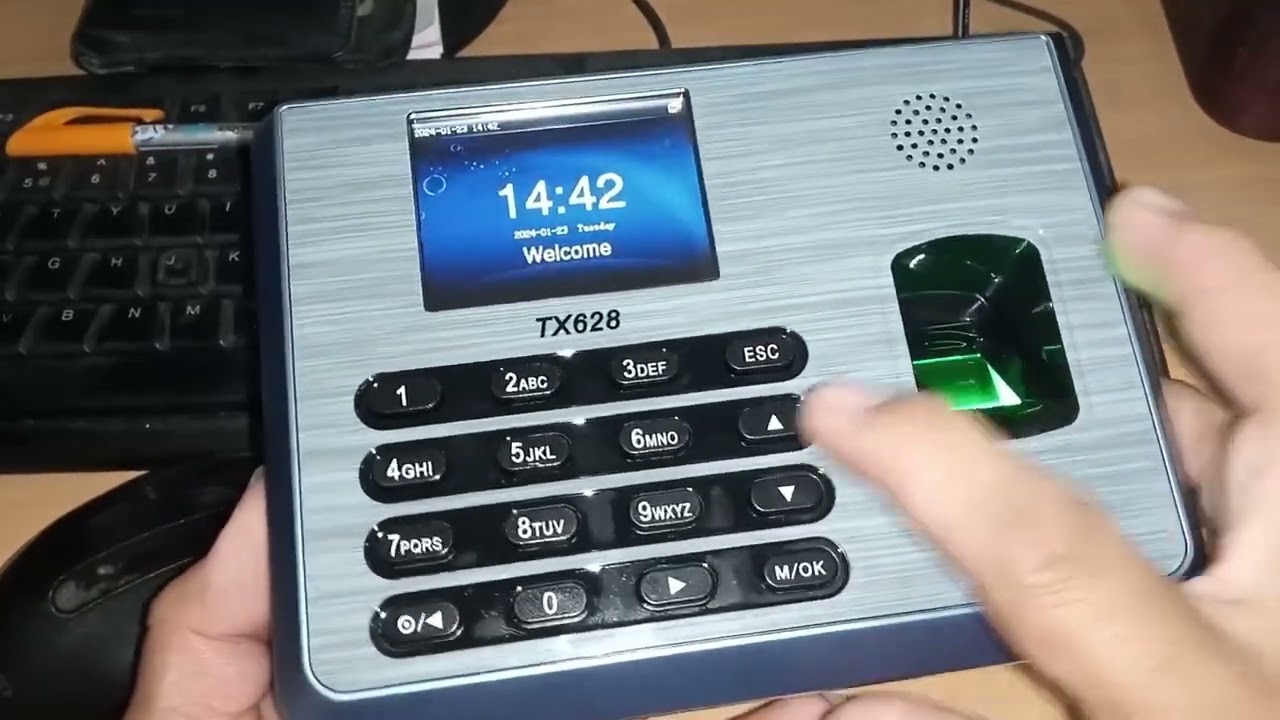 TX628 BIOMETRIC CHECK-IN, OUT | OVERTIME-IN OUT NOT DISPLAY