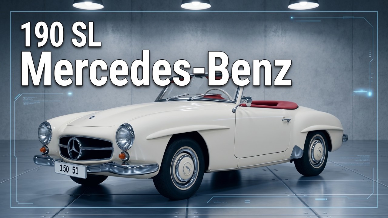 The Mercedes-Benz 190 SL Carries the Elegant Shape that Became a Symbol of the 50s!