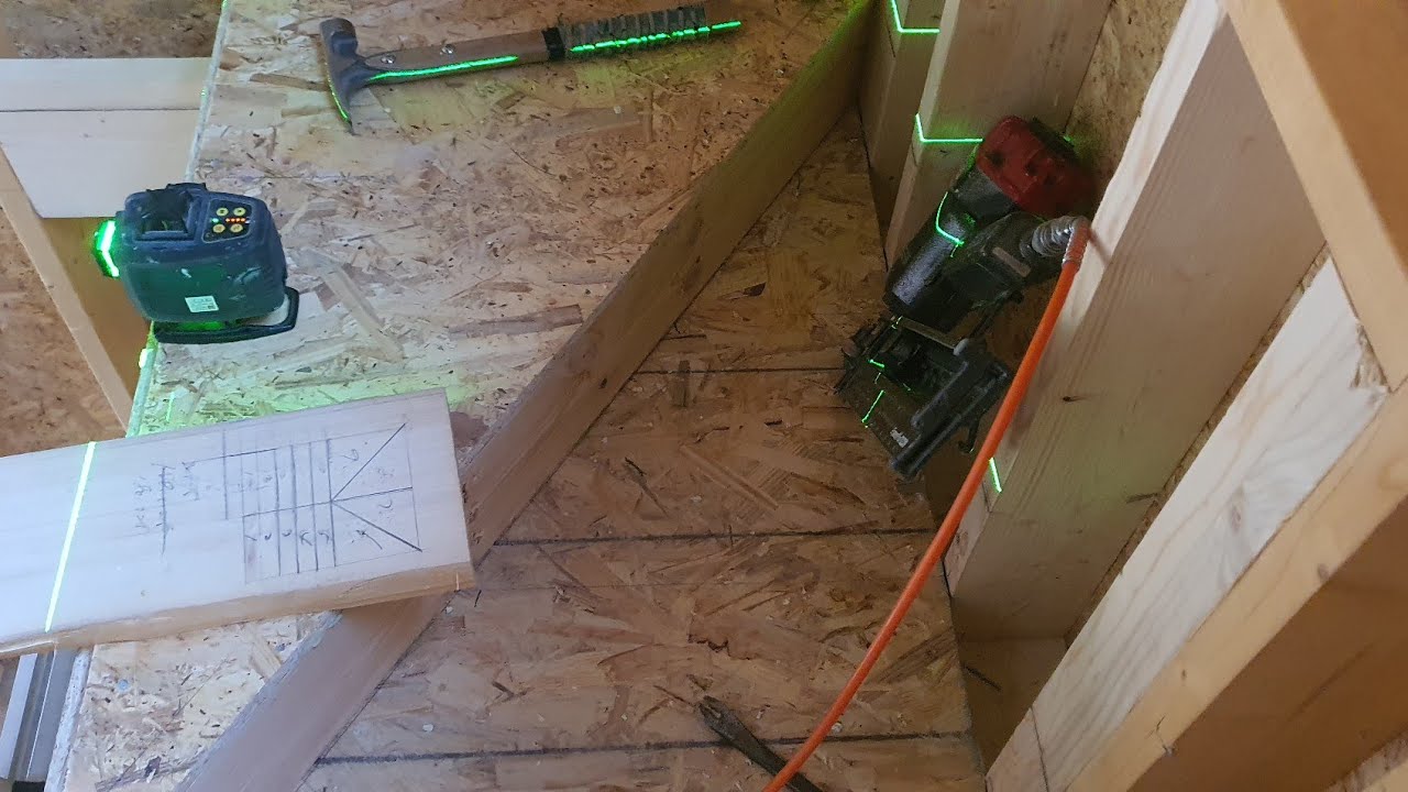 목조주택 계단참만들기