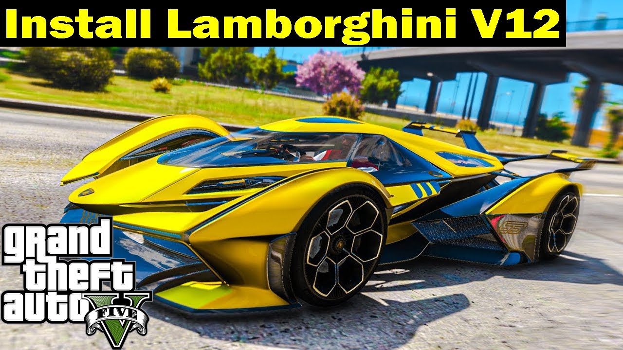 How to install Lamborghini V12 Vision GT in GTA 5 | Install Lamborghini in GTA V