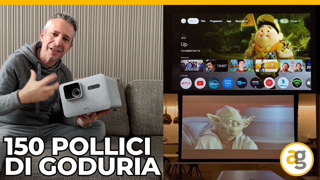 IL CINEMA a CASA. RECENSIONE PROIETTORE BENQ TK705i