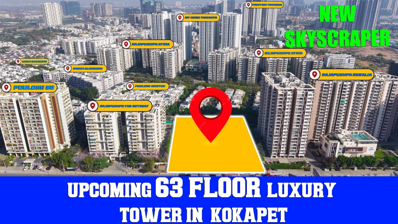 A New Ultra Luxury Project in Kokapet | Skyscraper | 63 Floors