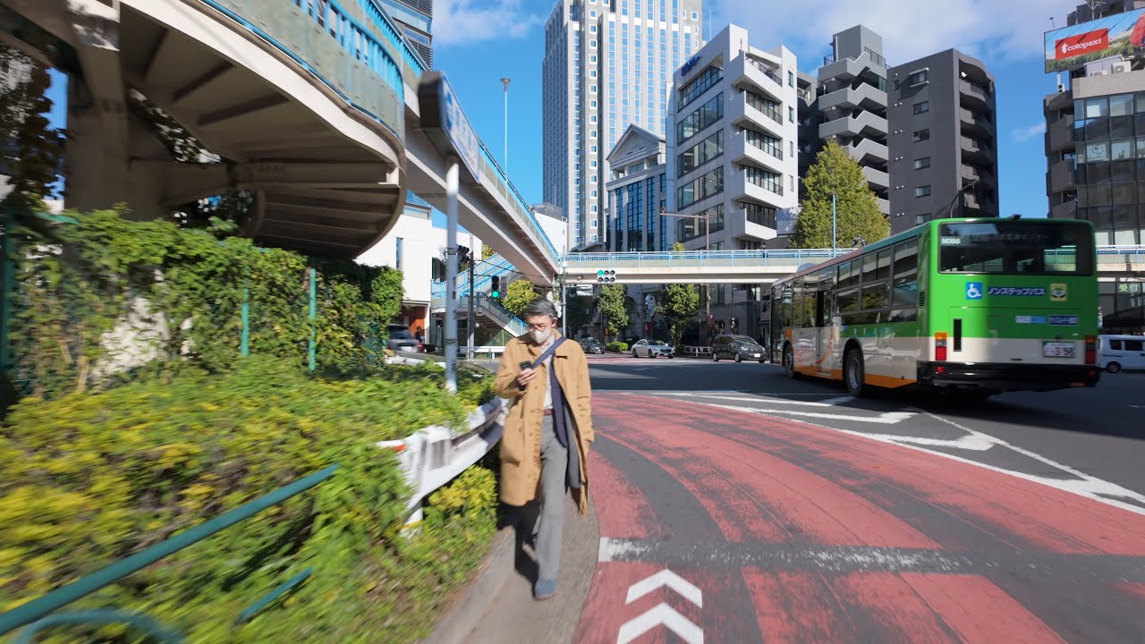 Luup: Ebisunishi to Minamiazabu – Tokyo [4K / random commentary]