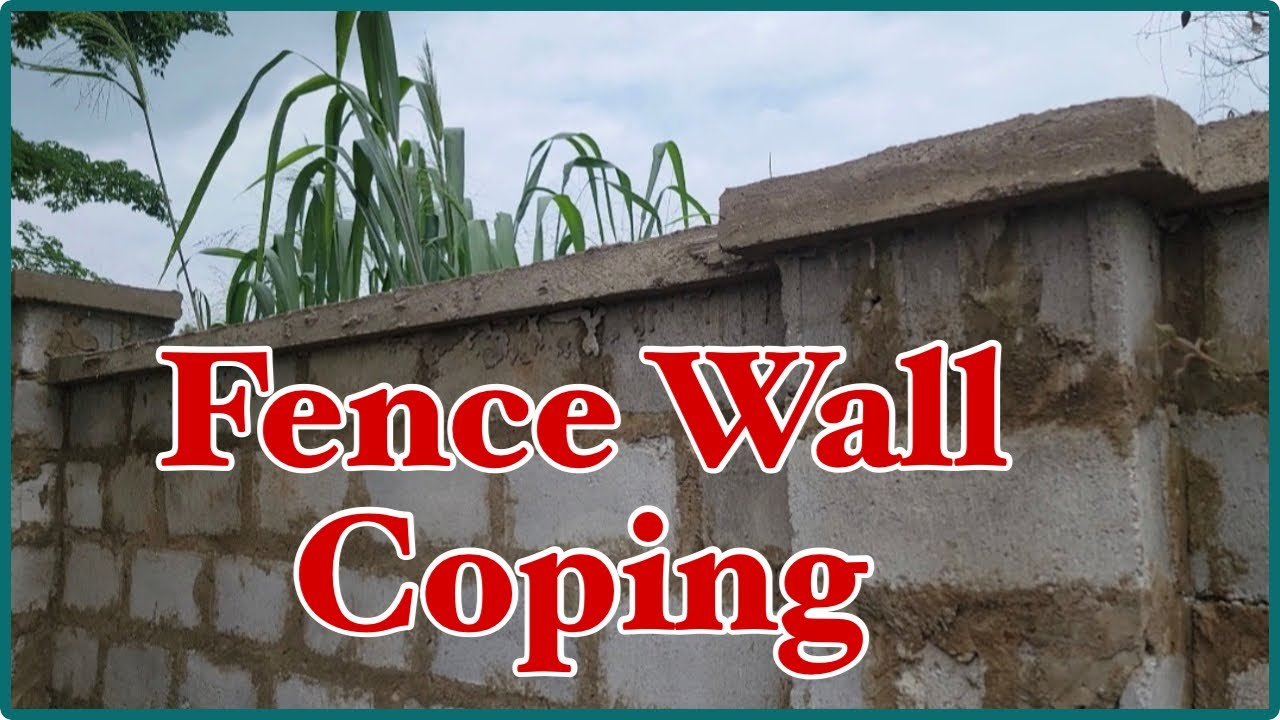 Fence Wall Coping || Building A House In Ghana || Episode 38