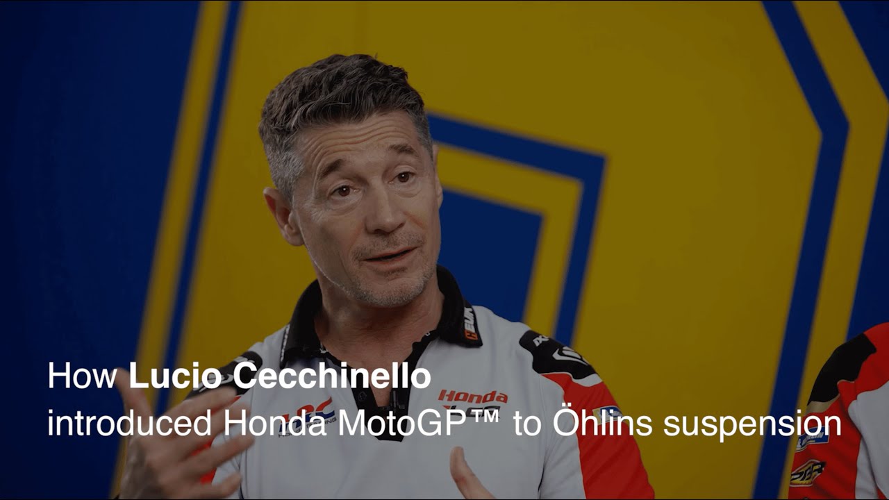 How Lucio Cecchinello (Team LCR Honda) introduced Honda MotoGP&trade;️ to &Ouml;hlins suspension
