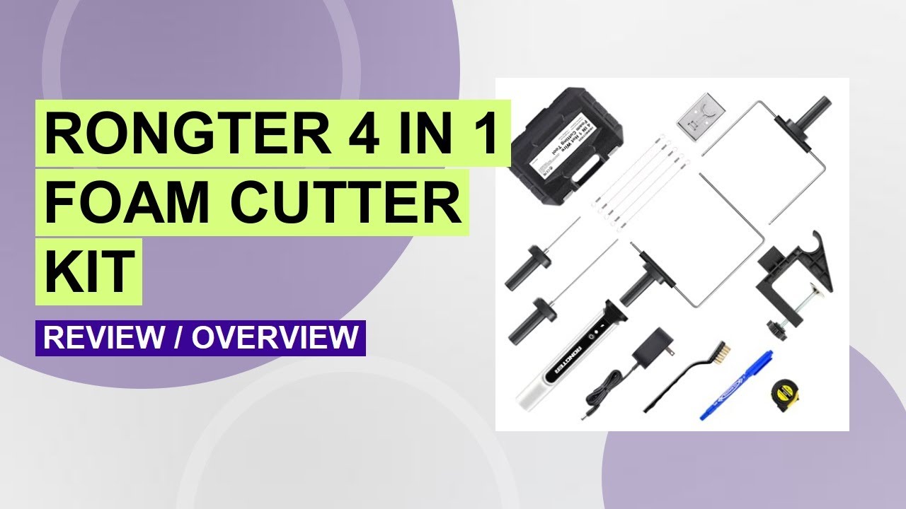 RONGTER 4-in-1 Hot Wire Foam Cutter Kit Review: Smooth & Efficient Styrofoam Cutting!