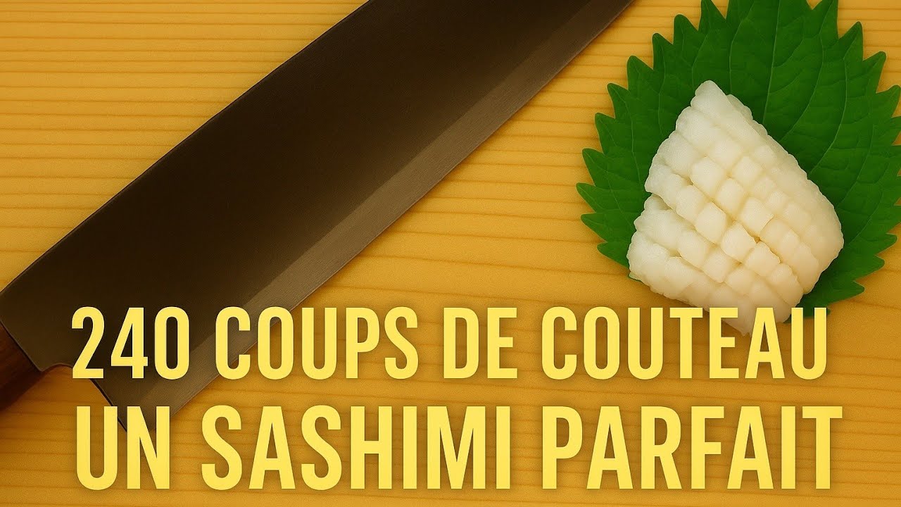 Découpe du hamo (poisson japonais)｜Technique honegiri pour sashimi raffiné