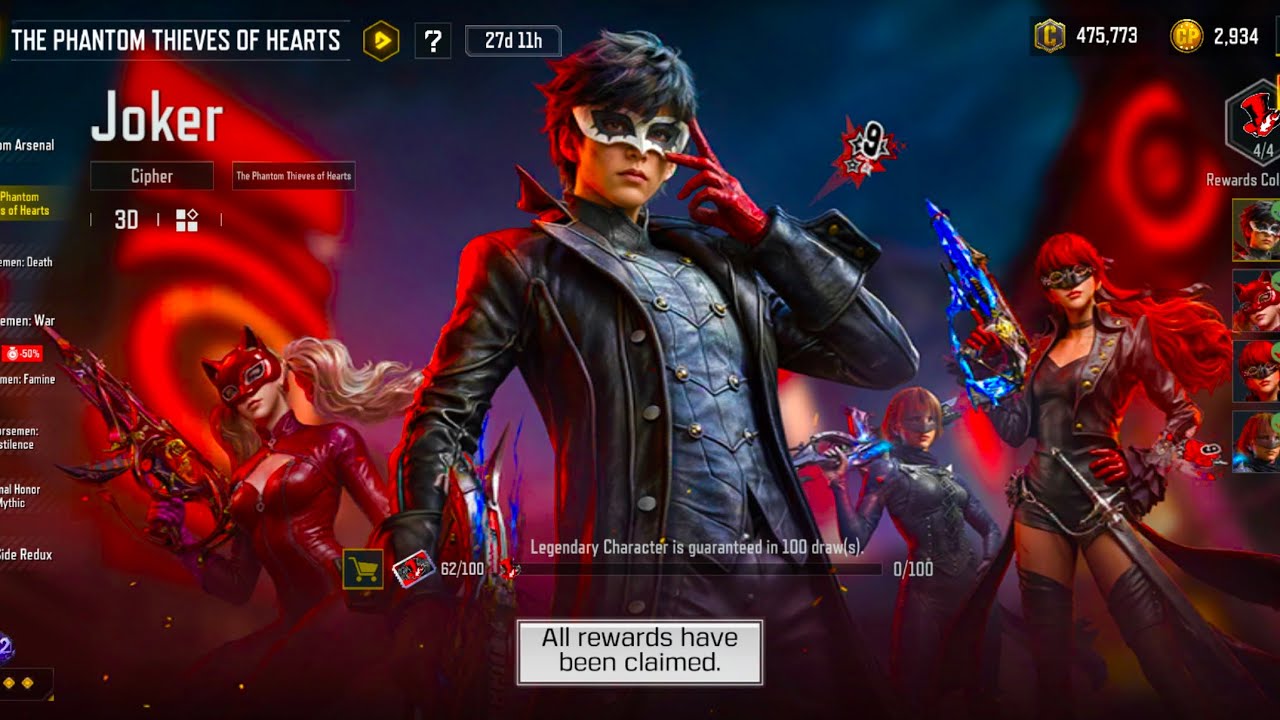 Buying all New Persona 5 Legendary Skin & Showcasing by Opening THE PHANTOM THIEVES OF HEARTS Armory