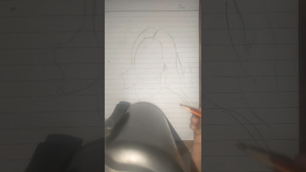 Drawing of Pakistani actress 