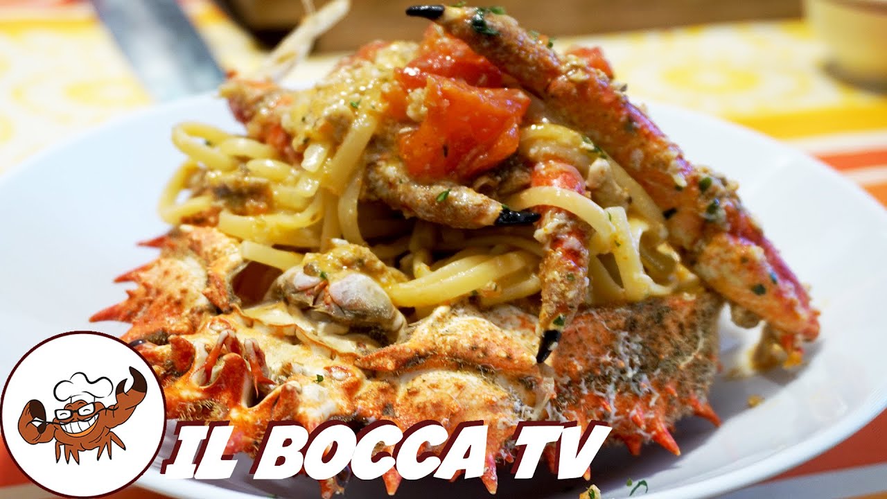 687 - Linguine alla granseola...poi ti viene l'aureola! (primo di pesce sfizioso e gustoso)