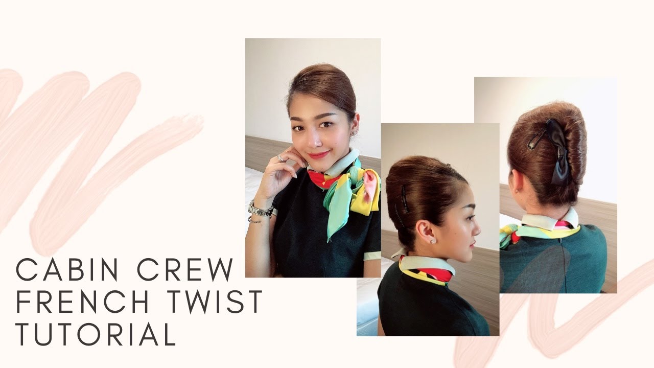 Cabin Crew French Twist Tutorial | วิธีทำผมทรงกล้วย ง่ายๆทำตามได้แน่นอน