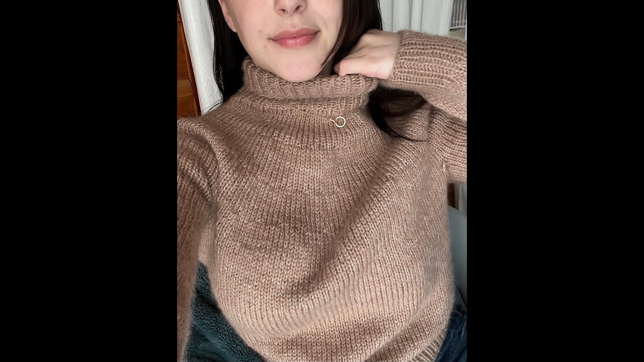 I knit a sweater! Novice Sweater by Petite Knit