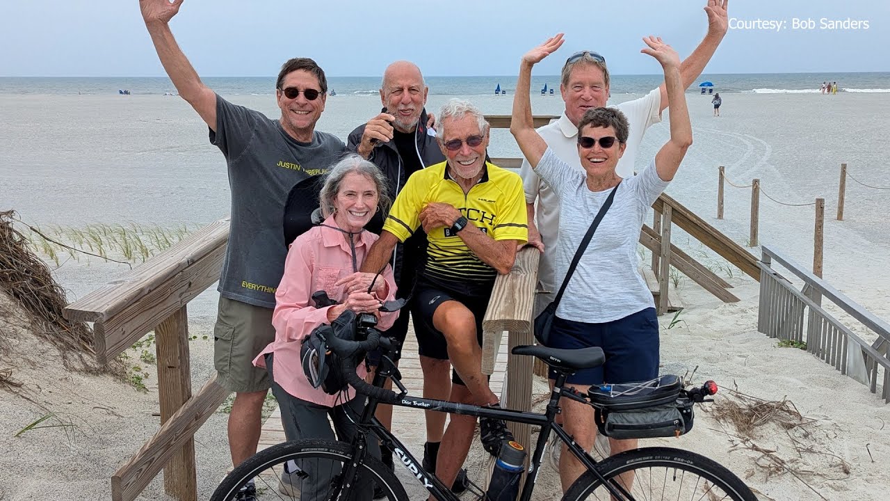 85-year-old Bend man returns home after biking across America, eyes world record