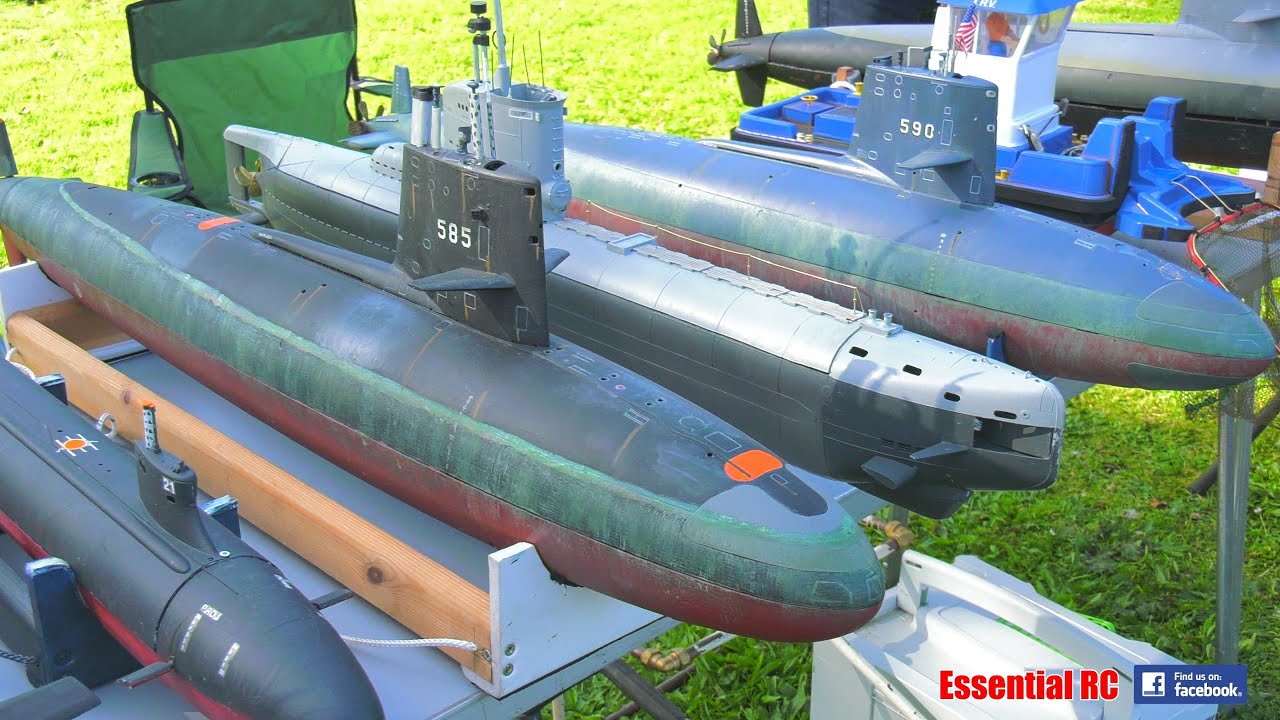 DIVE DIVE DIVE !!! SKIPJACK class U.S. Nuclear radio controlled (RC) Submarine