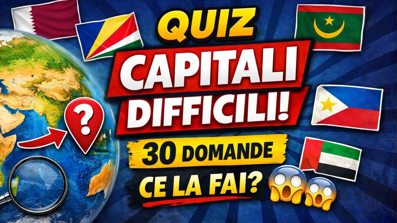 Solo i Veri Esperti Conoscono Queste Capitali! 🧠🌍