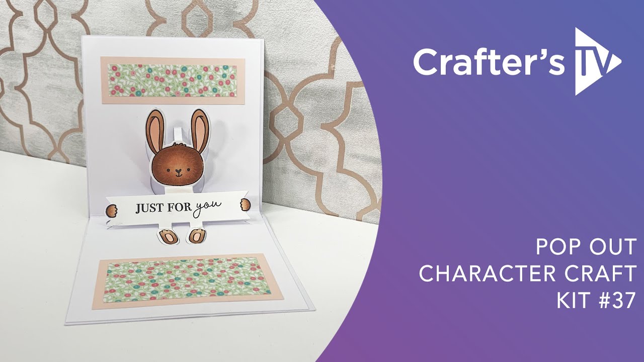 Monthly Craft Kit #37 Pop Out Character | Bunny Card