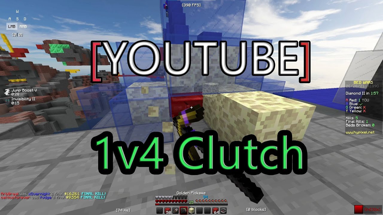 1v4 Clutching Against A Youtuber (6k Special)