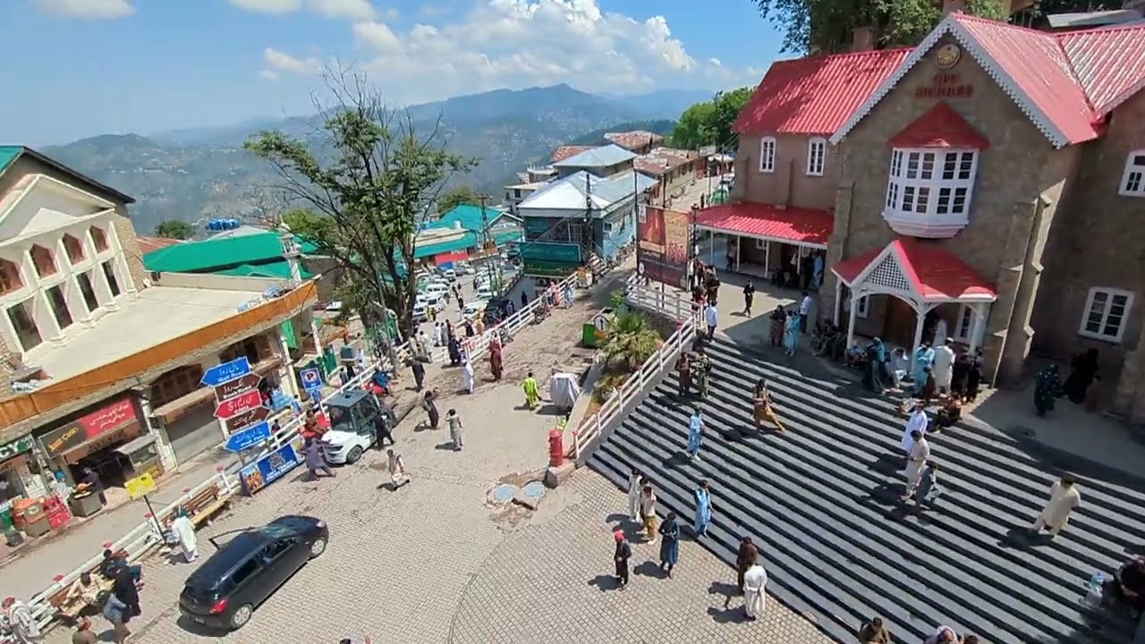 Good Morning With Murree🌞 GPO Chowk Mall Road Beautiful View❤️🫶 | Summer Vlog