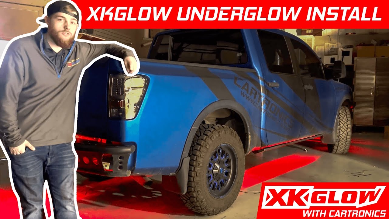 How to Install Underglow Lights on a Truck | XKCHROME Bluetooth Kit | XKGLOW