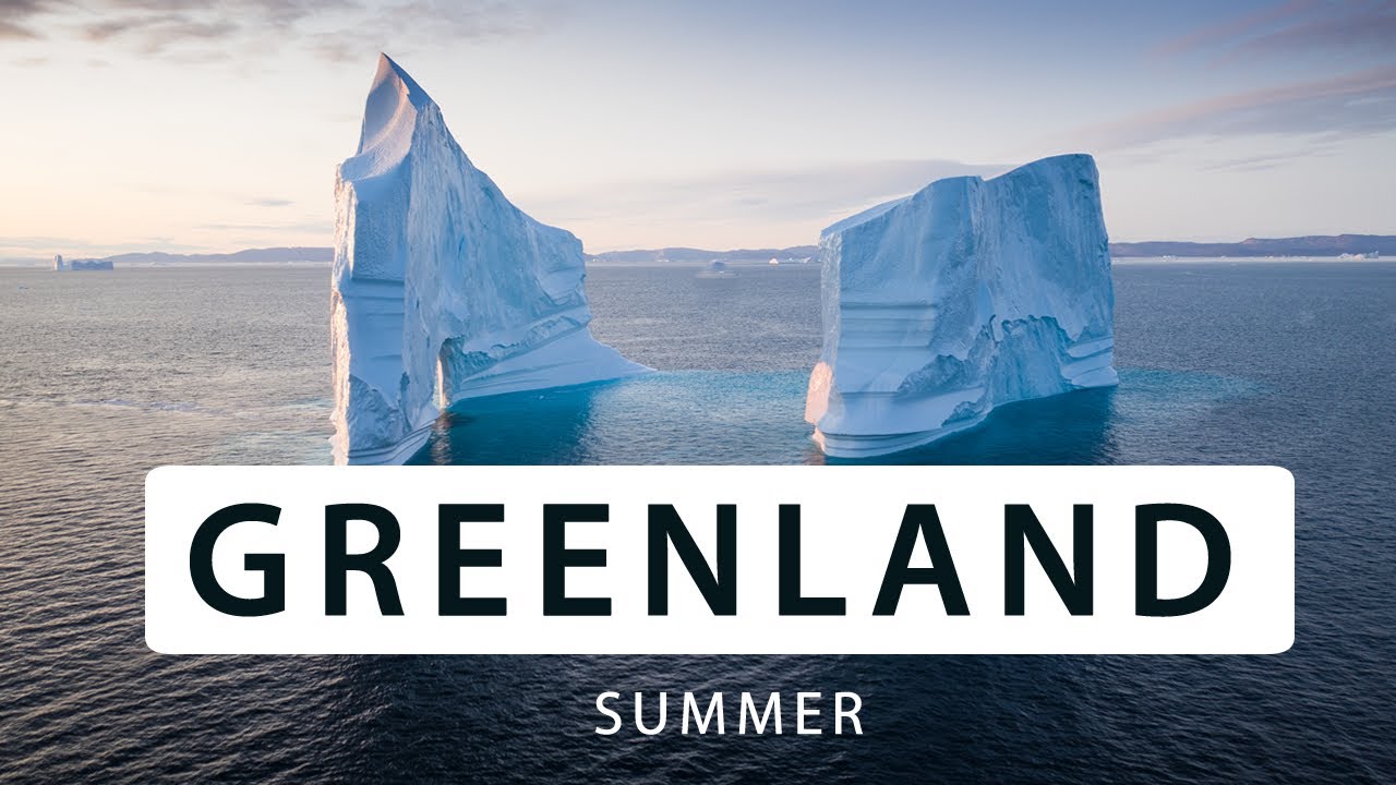 GREENLAND SUMMER - ILULISSAT - 4K Drone Video