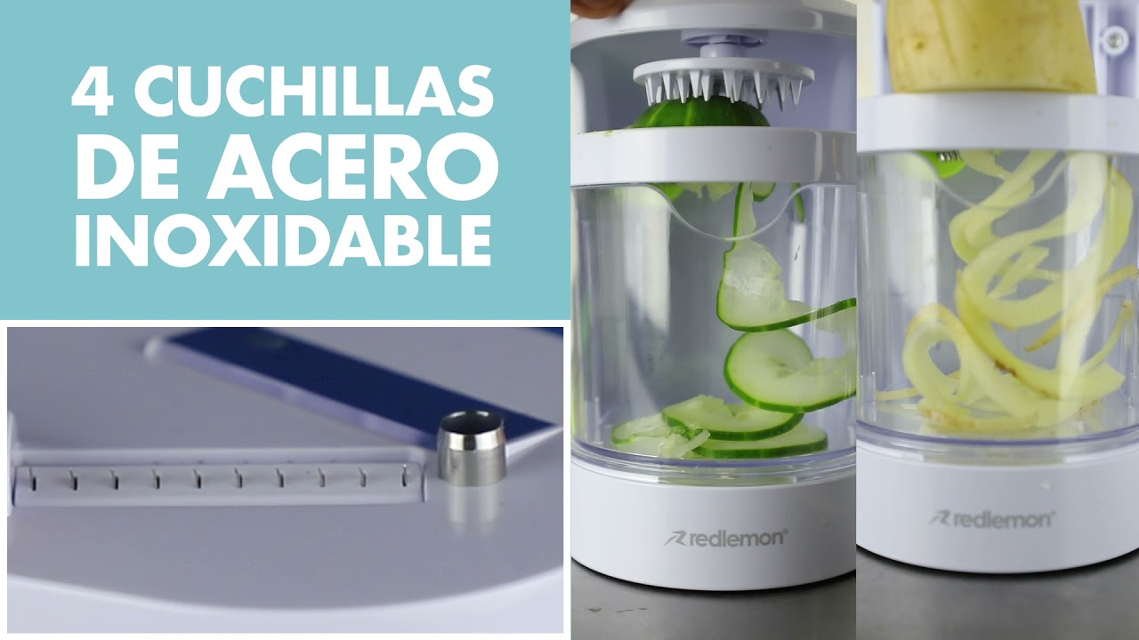 Corta y rebana tus verduras con el rallador de Redlemon
