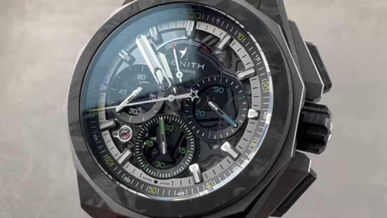 2022 Zenith Defy Extreme Carbon Chronograph El Primero 10.9100.9004/22.I200 Zenith Watch Review
