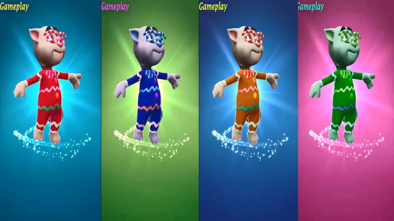 Colors Reaction Compilation My Talking Tom 2 - Android Gameplay HD