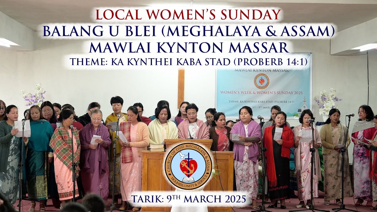Ka Jingiaseng Local Women's Sunday ha ka por 1:30 PM