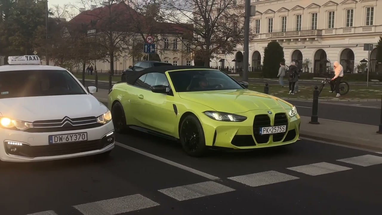 Carspotting Warsaw #2 (Huracan Evo, 812GTS, Audi R8, BMW M4, Mercedes E63S AMG,  Ferrari Portofino)