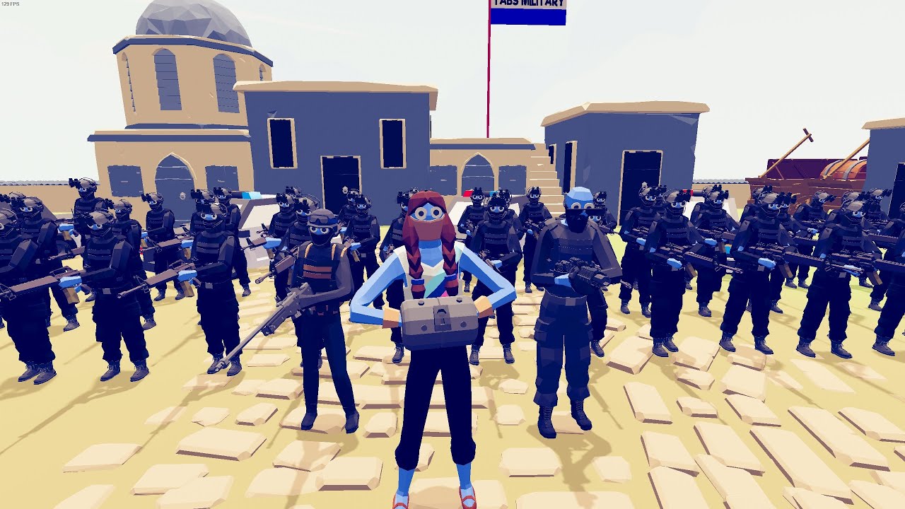 Can 150x SWAT rescue the hostages? - Totally Accurate Battle Simulator TABS