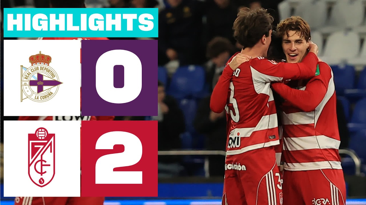 RC DEPORTIVO 0 - 2 GRANADA CF | RESUMEN LALIGA HYPERMOTION
