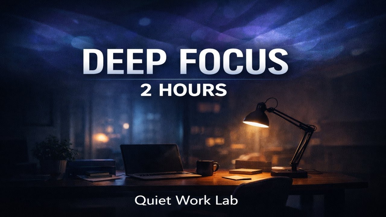 Deep Focus Music for Studying – 2 Hours | No Distractions, No Lyrics