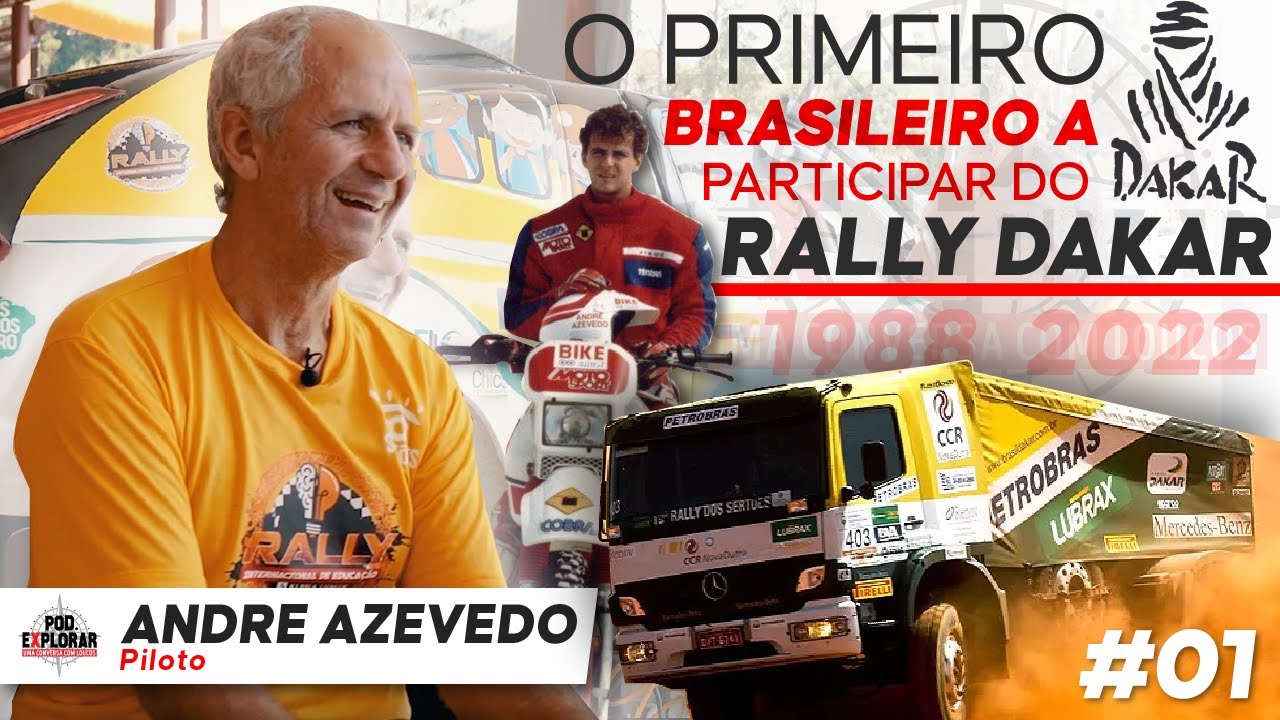 ANDRE AZEVEDO PRIMEIRO BRASILEIRO NO RALLY DAKAR