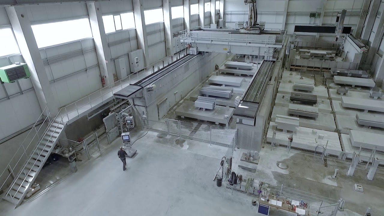 Achieving higher precision in natural stone machine foundations with linear motion technology